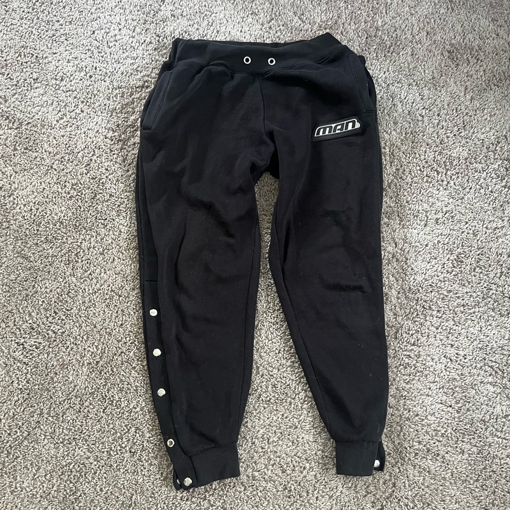 Boohoo man black sweatpants